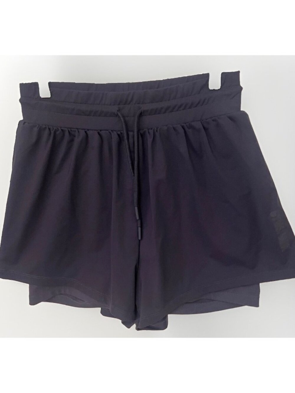 Gym Shark Shorts Loose Fit With Built In Compression Dark Gray M. R